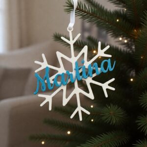 Personalisierte Schneeflocke