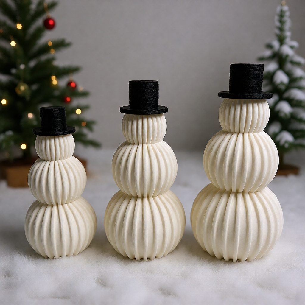 Weihnachtlicher Schneemann